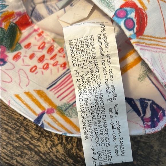 Zara Multicolor Graphic Button Down Shirt 100% cotton - Picture 6 of 10